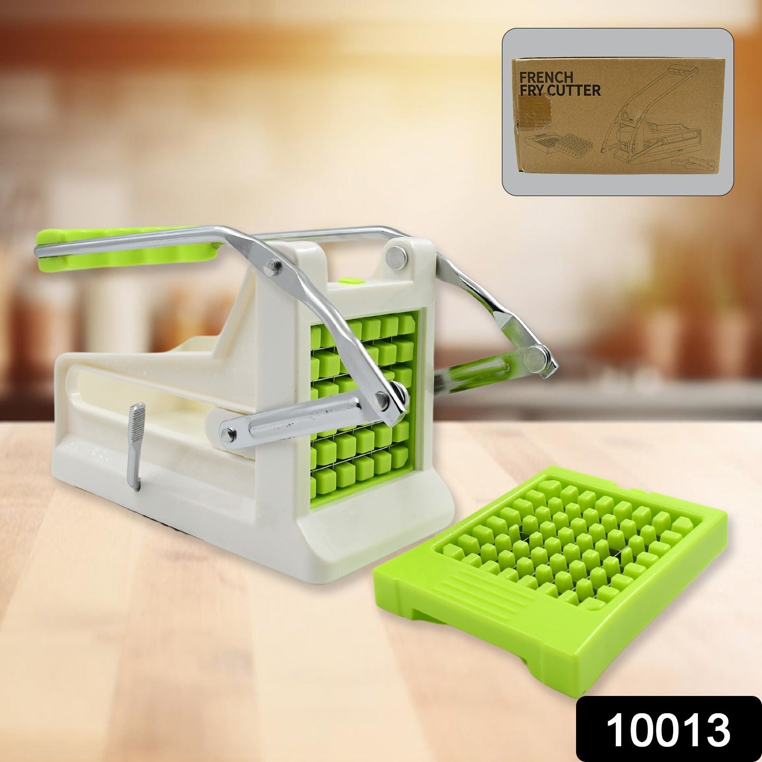 French Fry Cutter, Great with Vegetables, Potato Fries Cutter Professional Vegetable Cutter Stainless Steel Cutter Potato, Onions, Carrots, Cucumbers, Fruits Potato Cutter (1 pc) French Fry Cutter, Great with Vegetables, Potato Fries Cutter Professional Vegetable Cutter Stainless Steel Cutter Potato, Onions, Carrots, Cucumbers, Fruits Potato Cutter (1 pc)